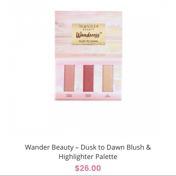 🆕WANDER BEAUTY WANDERESS DUSK TO DAWN PALETTE - Picture 3 of 7